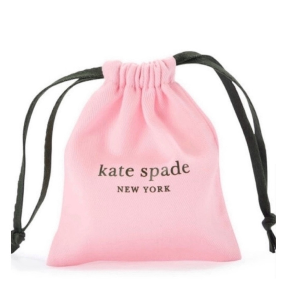 $58 Kate Spade House Cat & Peridot Ball Stud Earrings in gold & green - Picture 3 of 6